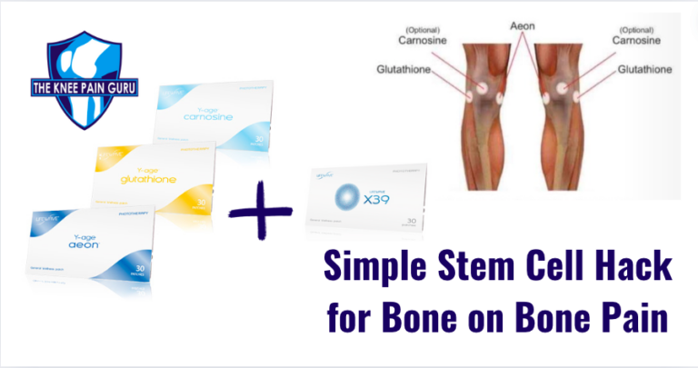 Simple stem cells for bone on bone pain. Is it possible to relieve your knee pain and begin regrowing knee cartilage without needles? If it seems to good to be true, it probably is right? Maybe, but let's take a closer look before passing judgement.